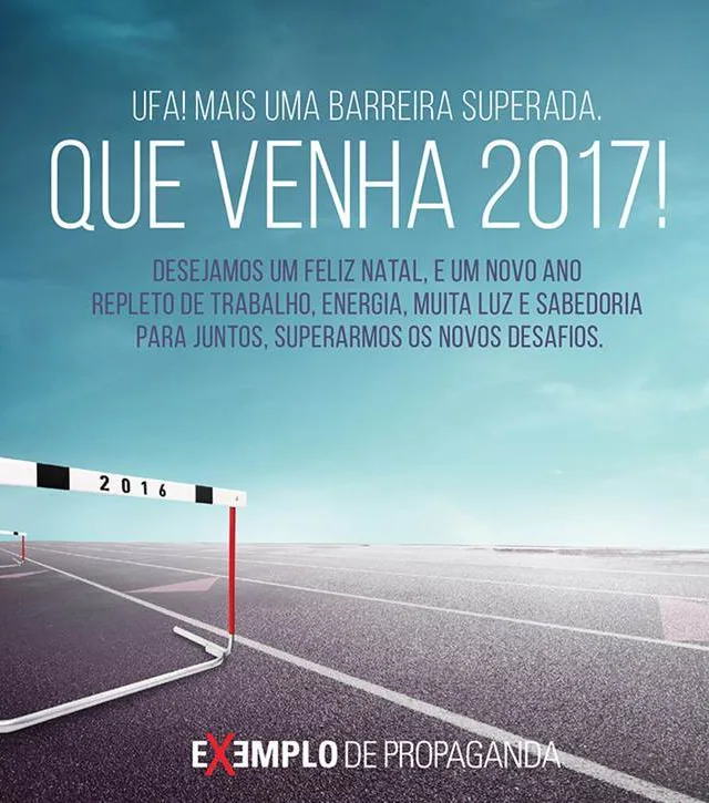 Superando 2016 com todos os desafios e barreiras. Que venha 2017 !