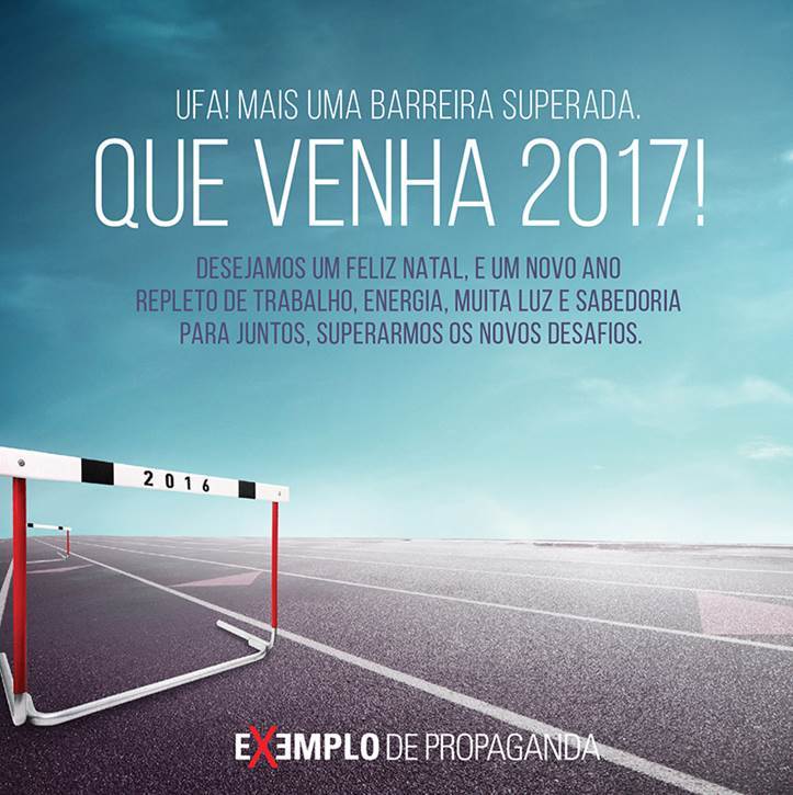 Superando 2016 com todos os desafios e barreiras. Que venha 2017 !