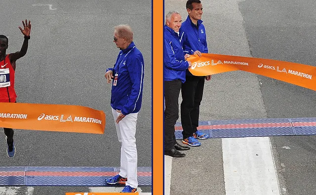 Quenianos vencem provas masculina e feminina da Maratona de Los Angeles