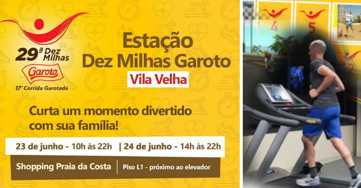 Estação Dez Milhas Garoto oferece simulador de corrida, teste de velocidade e inscrições gratuitas. Participe!