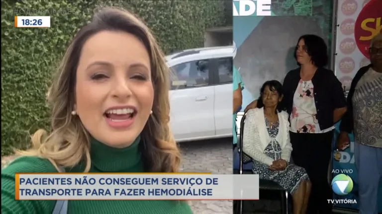 Falta transporte para pacientes que fazem hemodiálise