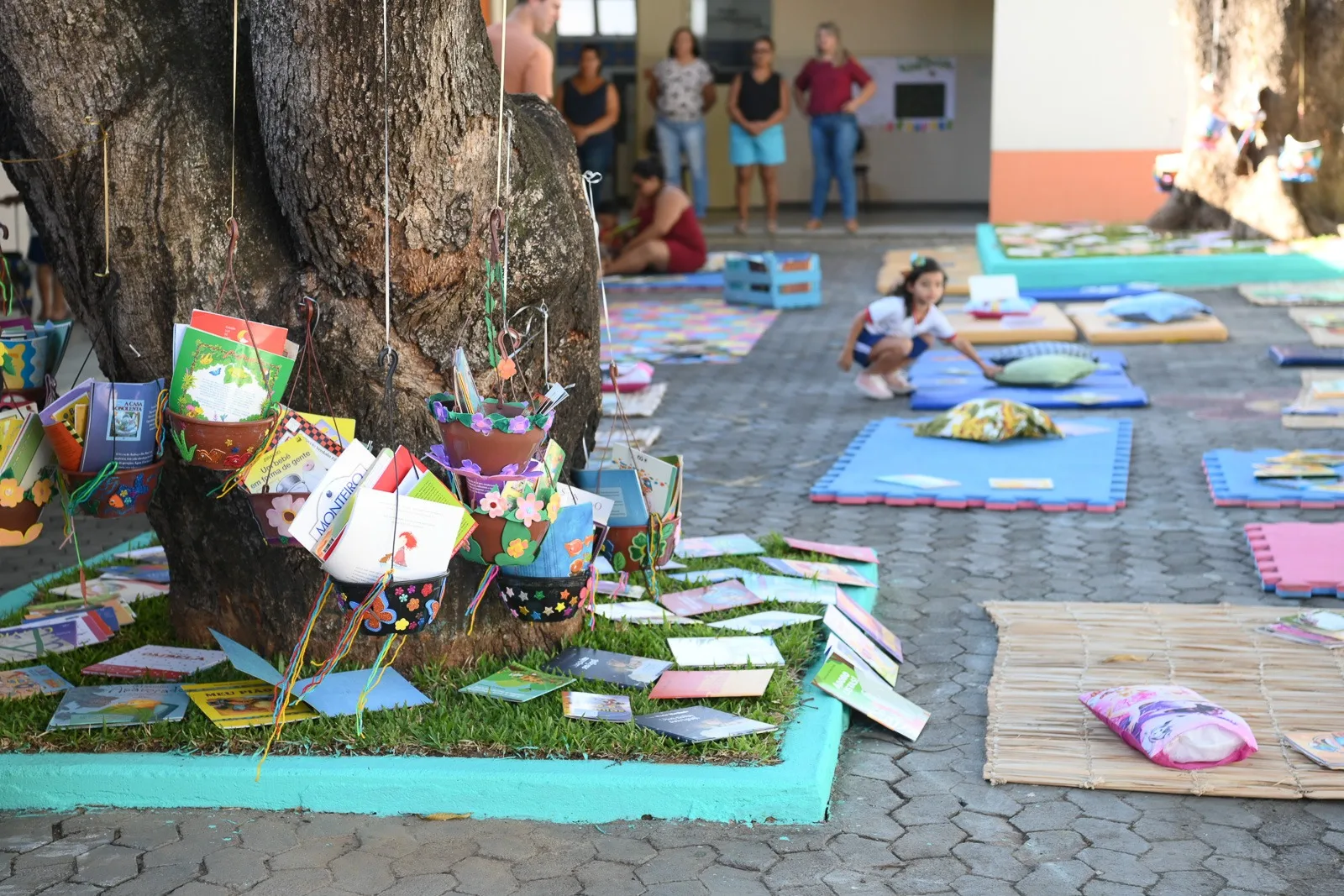 Era uma vez, um pé de livro: a história da árvore que dá livros em uma escola de Vitória