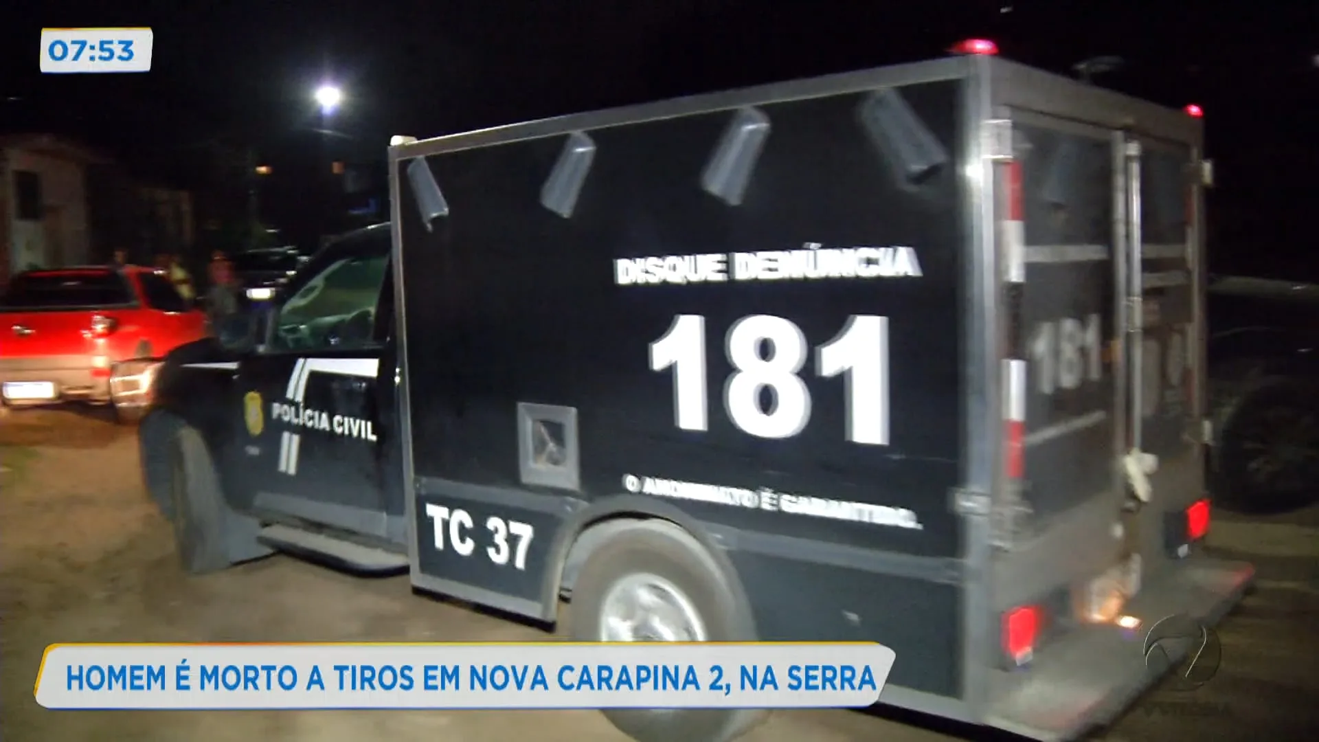 Homem é morto a tiros em Nova Carapina 2 na Serra