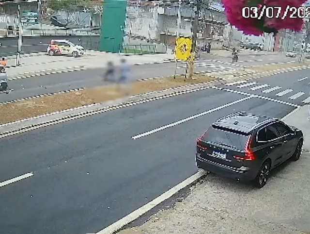 Bebê que foi arremessada de carro recebe alta em Cachoeiro