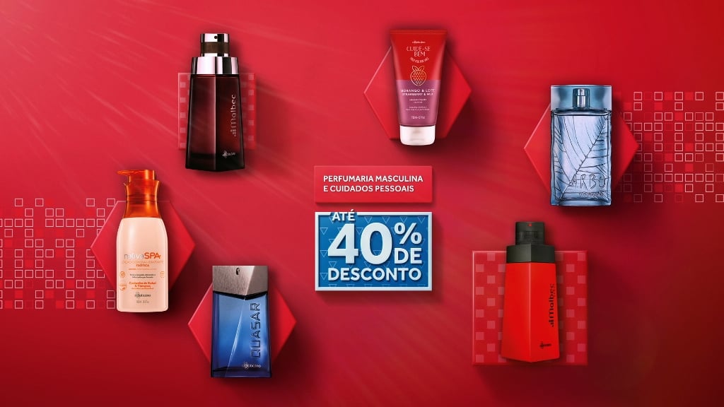 Campanha do Boticário traz promoção de perfumaria masculina e cuidados pessoais com bom humor