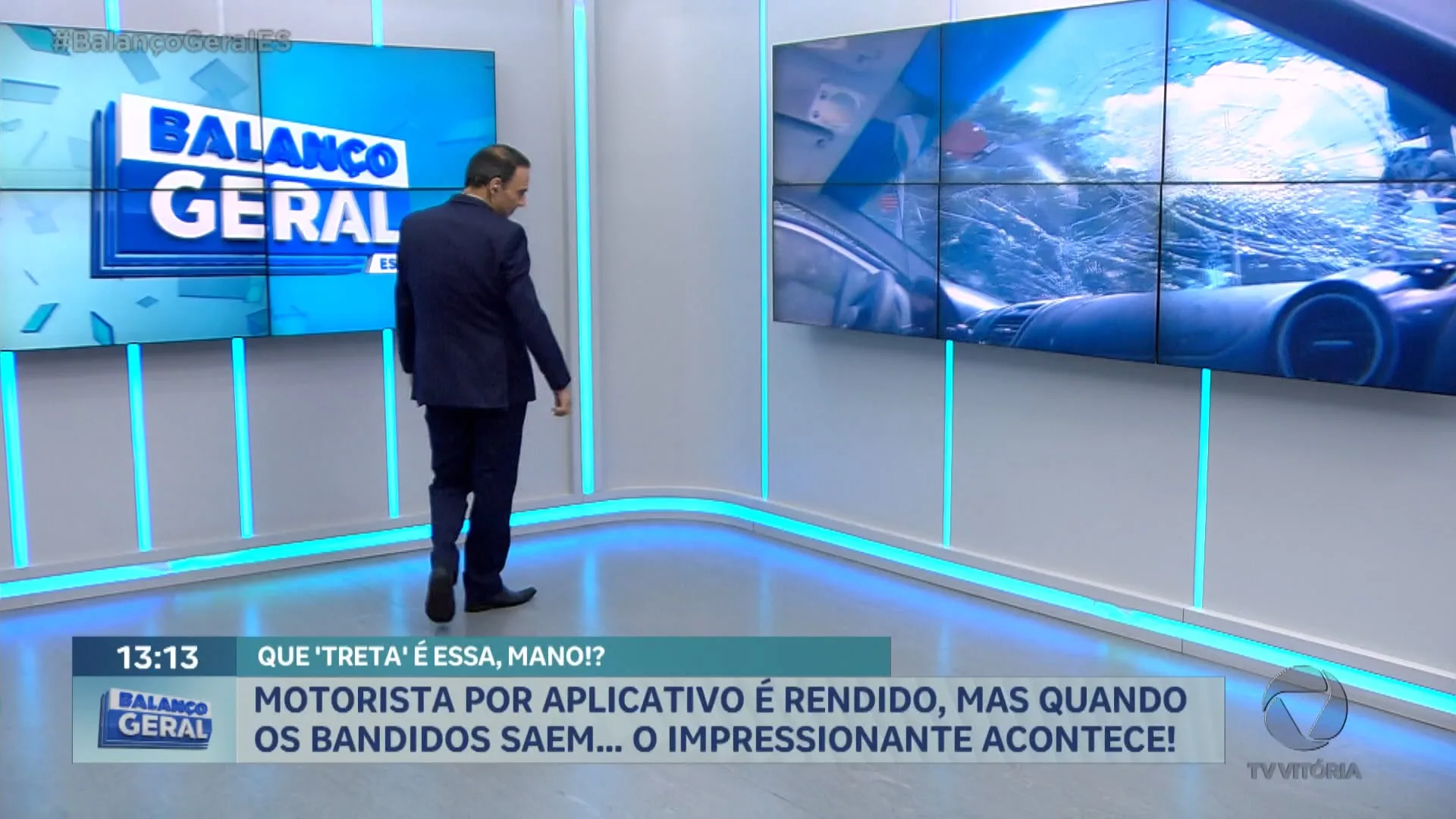 Motorista por aplicativo é rendido, mas quando os bandidos saem... o impressionante acontece