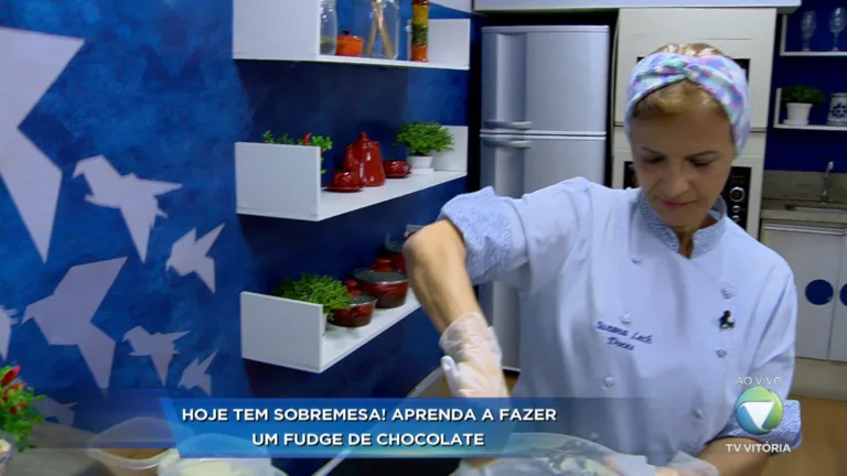 Espaço gourmet: fudge de chocolate