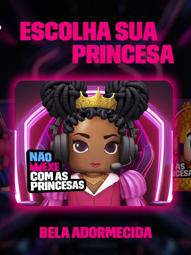 Movimento #NãoMexeComAsPrincesas combate o assédio nos jogos onlines