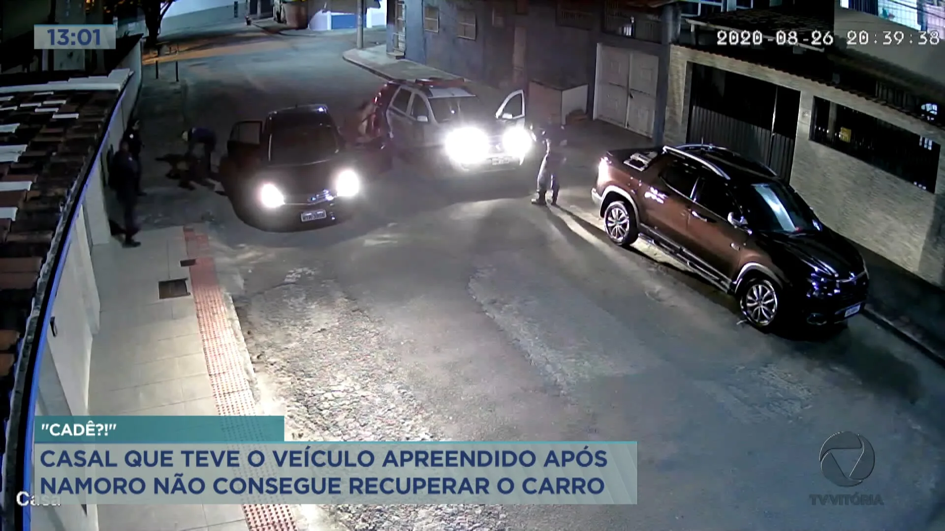 Um casal está a procura do carro que foi apreendido durante uma abordagem da Guarda Municipal, na Serra