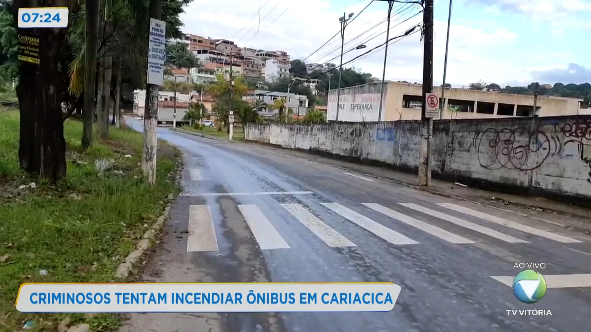 Criminosos tentam incendiar ônibus em Cariacica