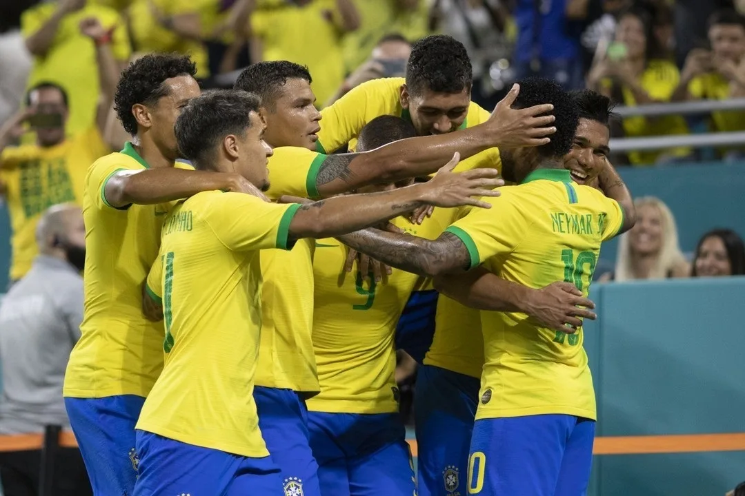 Neymar volta com gol e Brasil empata com Colômbia em Miami