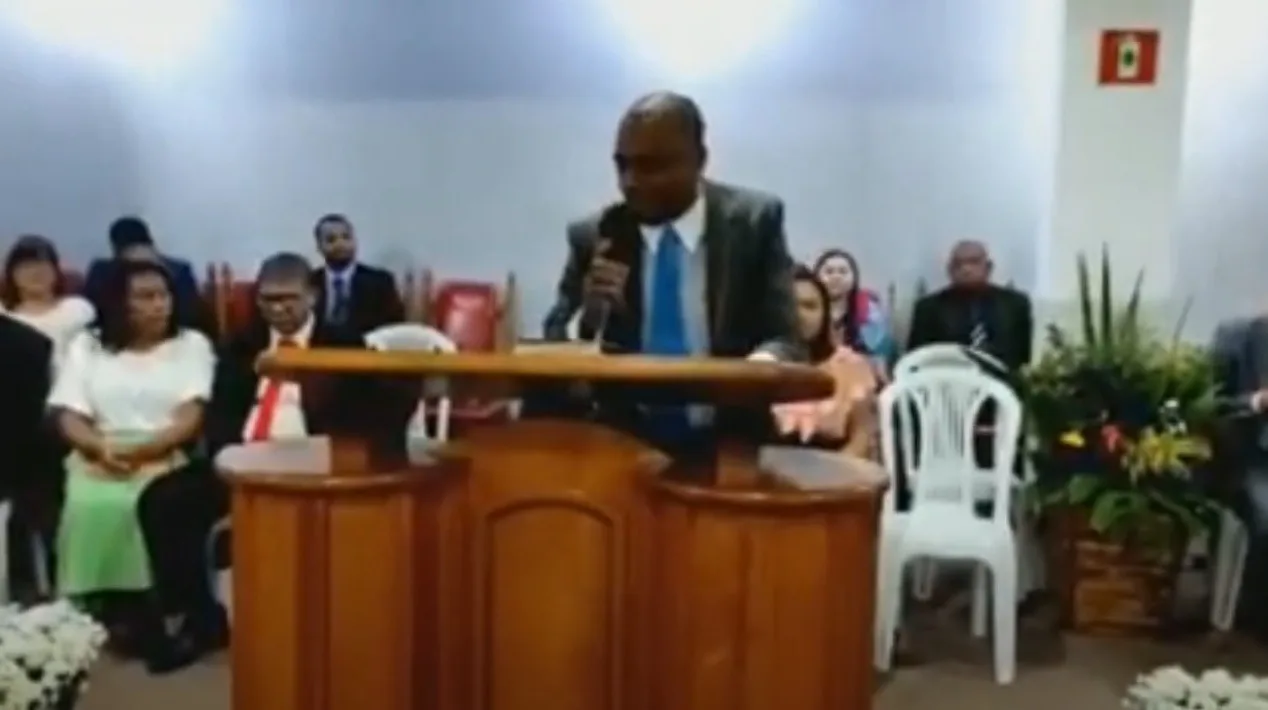 VÍDEO | Pastor sofre AVC durante culto em Cachoeiro de Itapemirim e morre dois dias depois