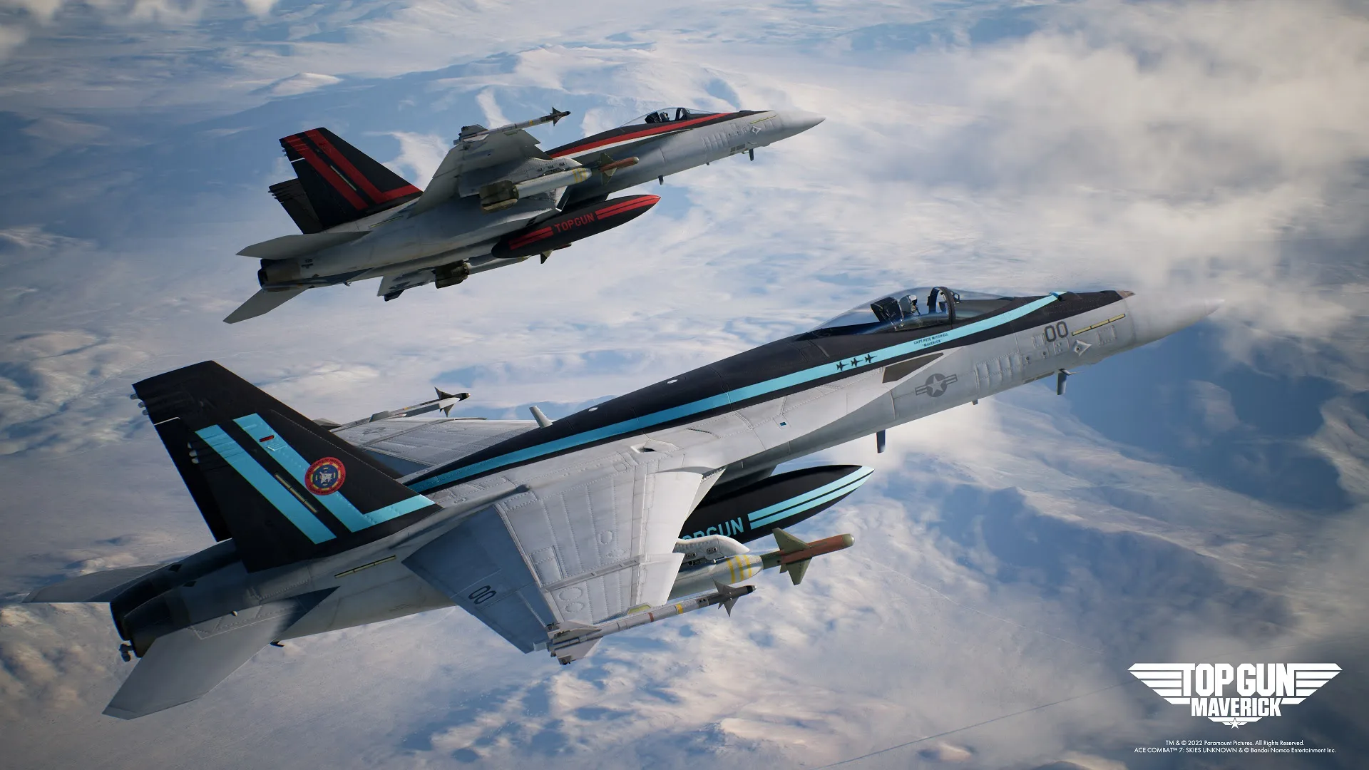 TOP GUN: Maverick voa alto em DLC de ACE COMBAT 7