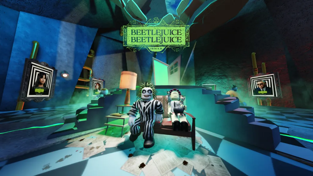 Beetlejuice chega na Roblox com experiência de fuga fantasmagórica