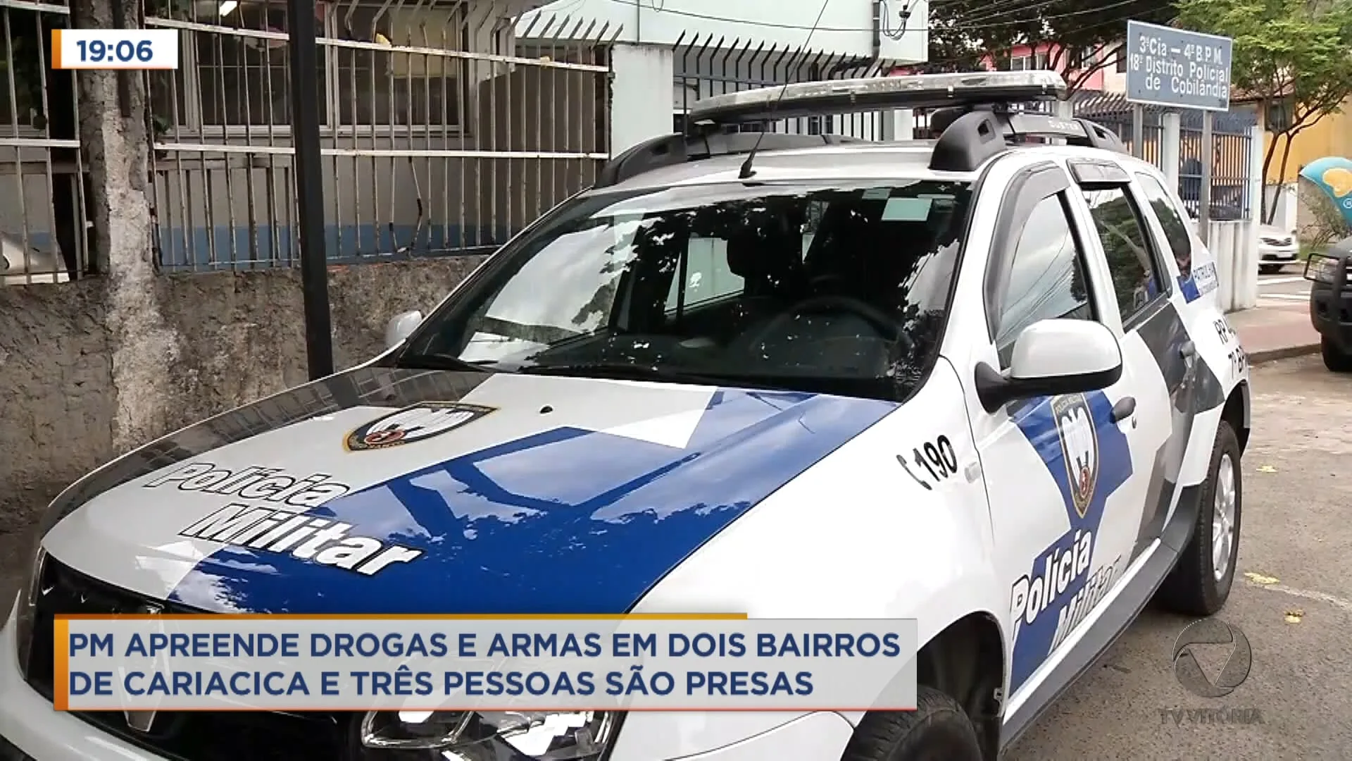 Até colete à prova de balas e uma submetralhadora são apreendidos em dois bairros de Cariacica