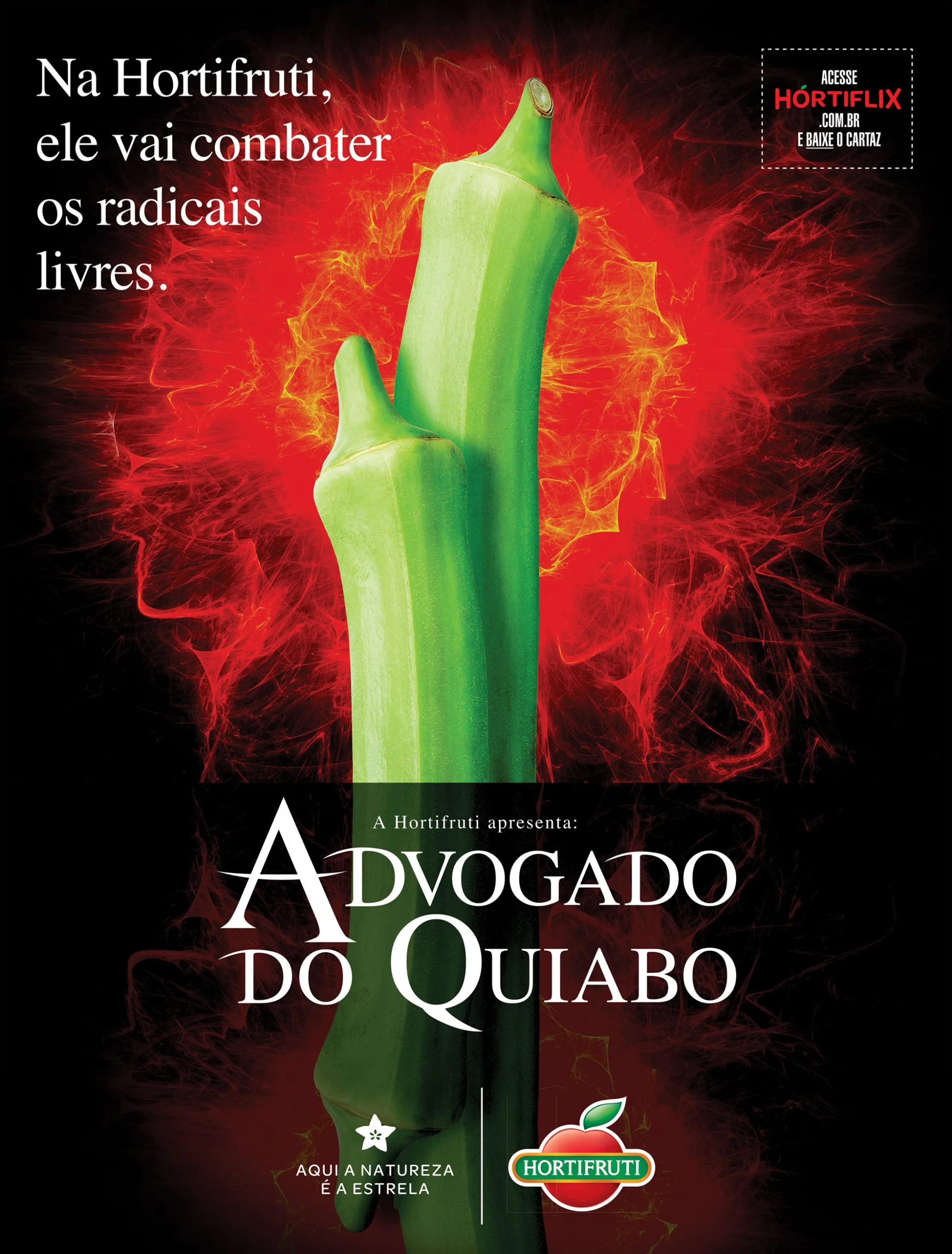 “Advogado do Quiabo” é a nova peça da campanha Hortiflix