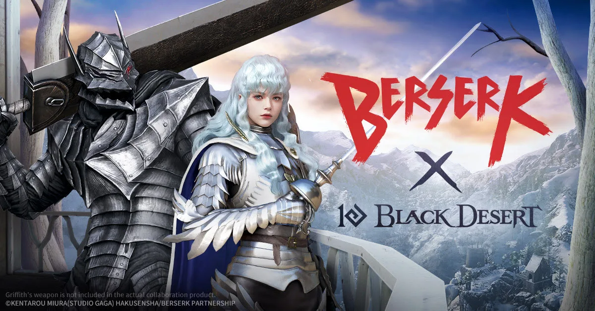 Pearl Abyss realiza colaboração 'Black Desert X Berserk'