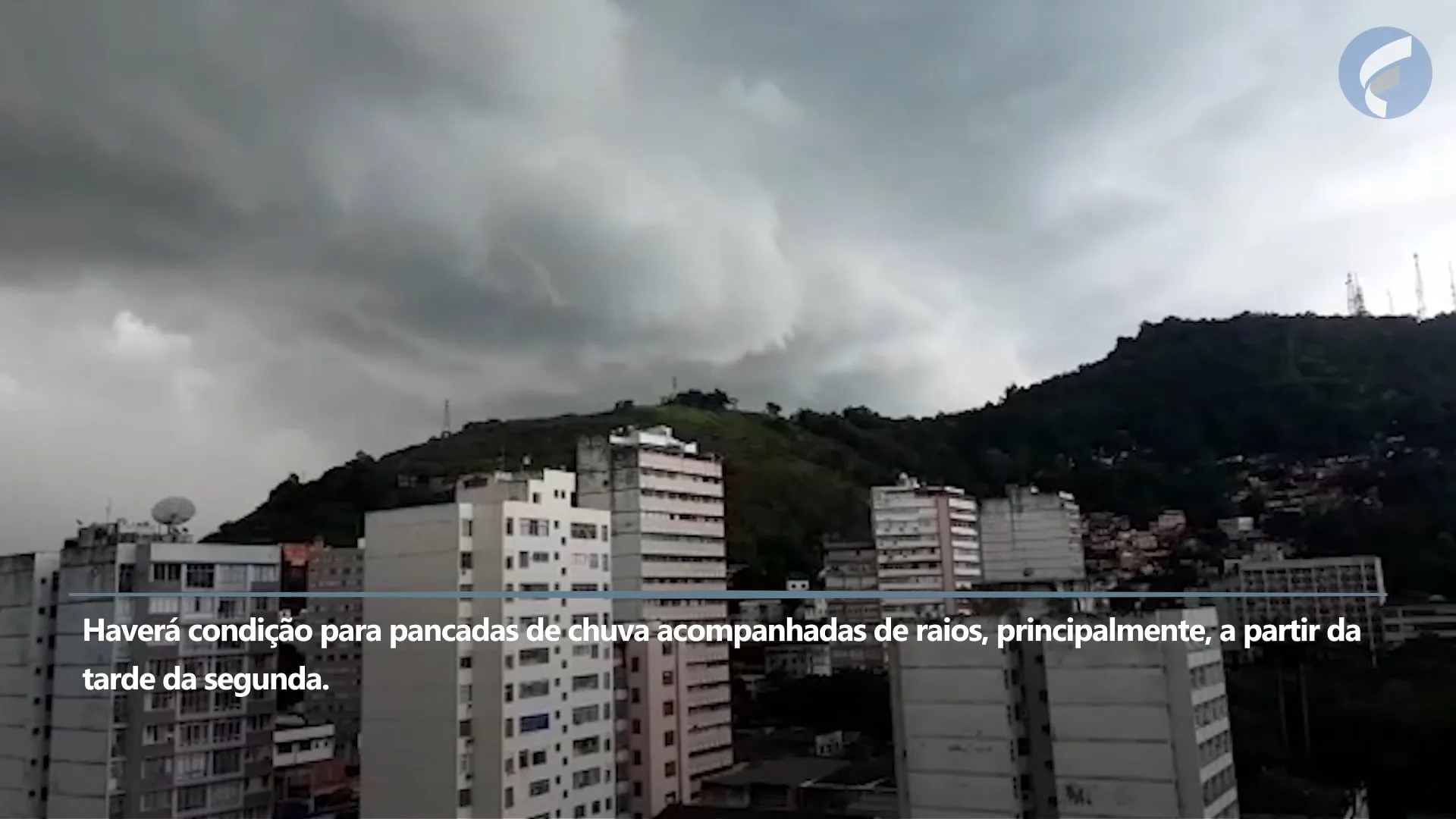 Inpe emite alerta de chuva forte, granizo e vendaval para 49 municípios do ES