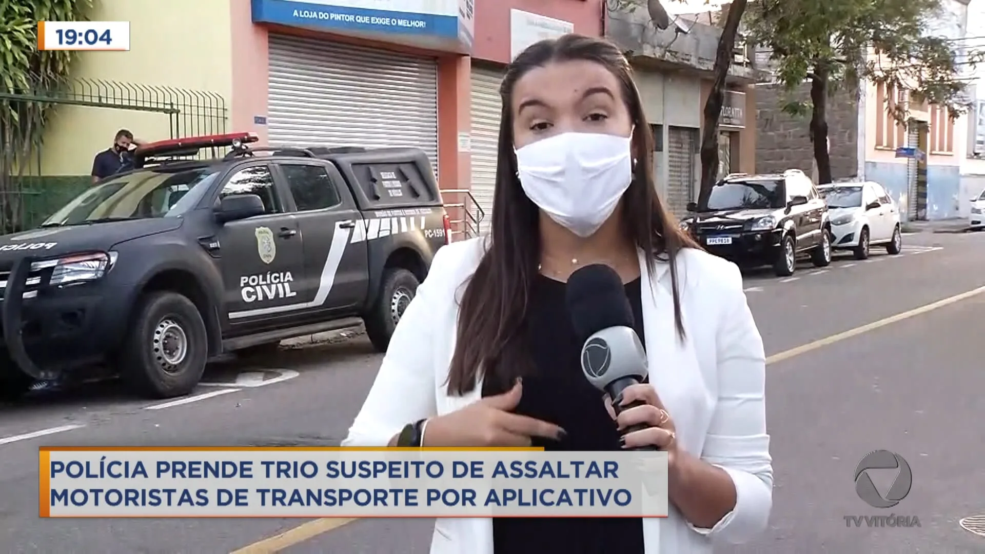 Polícia prende trio suspeito de assaltar motoristas de transporte de aplicativo