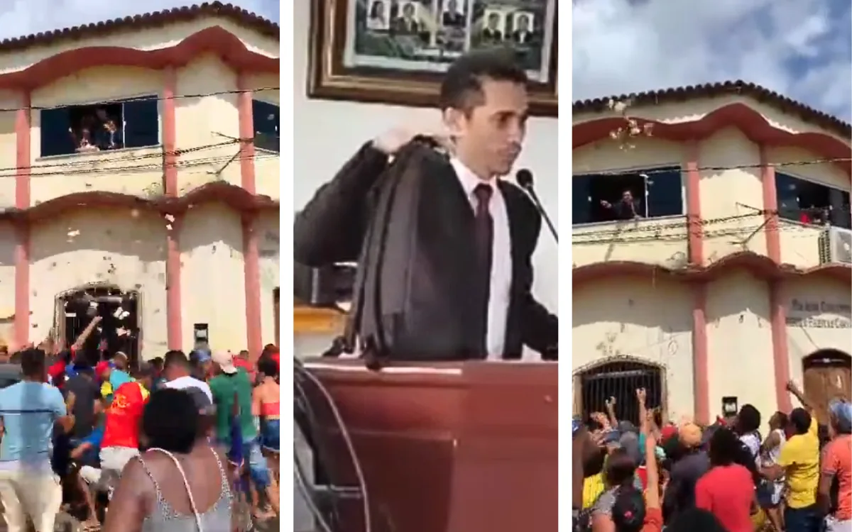 VÍDEO | Vereador joga R$ 250 mil em dinheiro pela janela e acusa prefeito de suborno