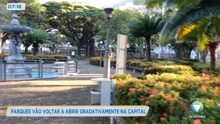 Parques voltam a abrir gradativamente na Capital