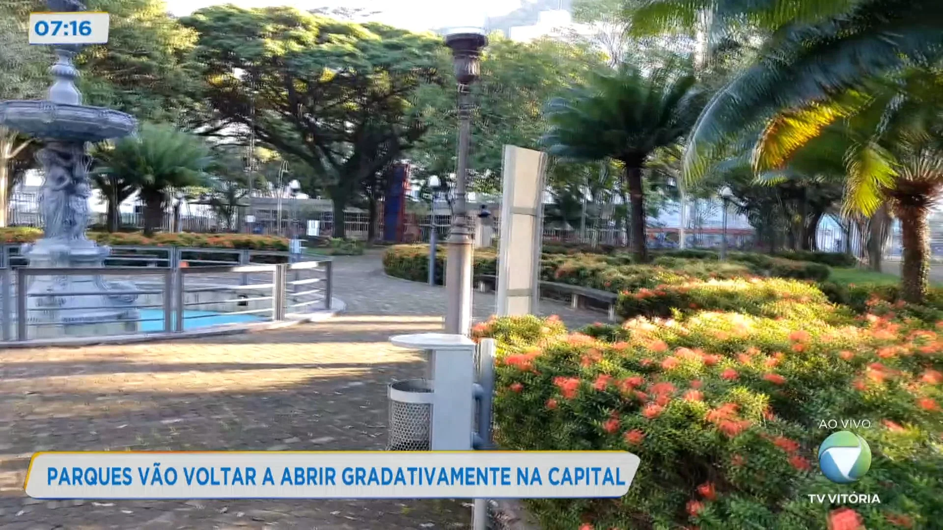 Parques voltam a abrir gradativamente na Capital