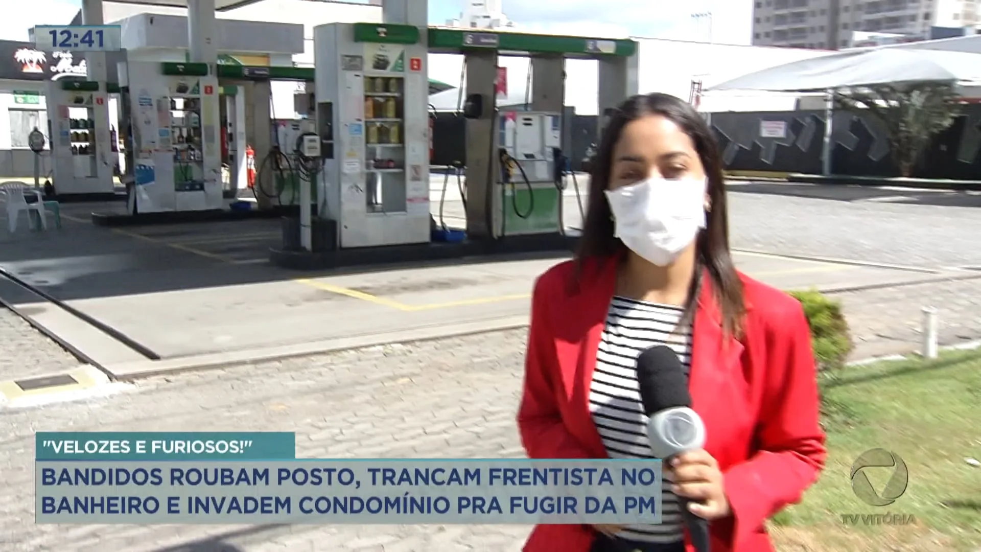 Posto de combustível foi assaltado em Vila Velha