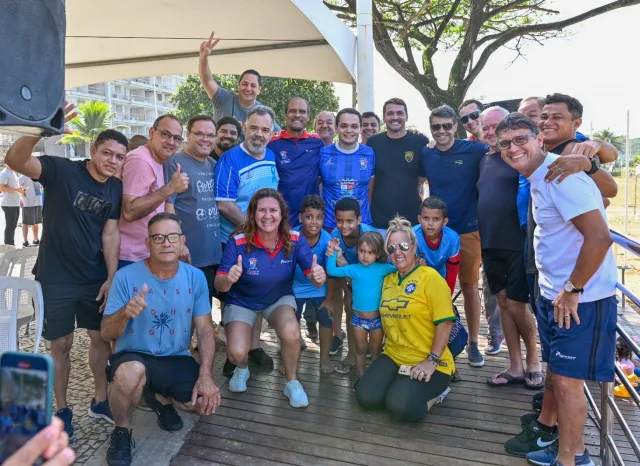 Inauguração da arena de beach soccer