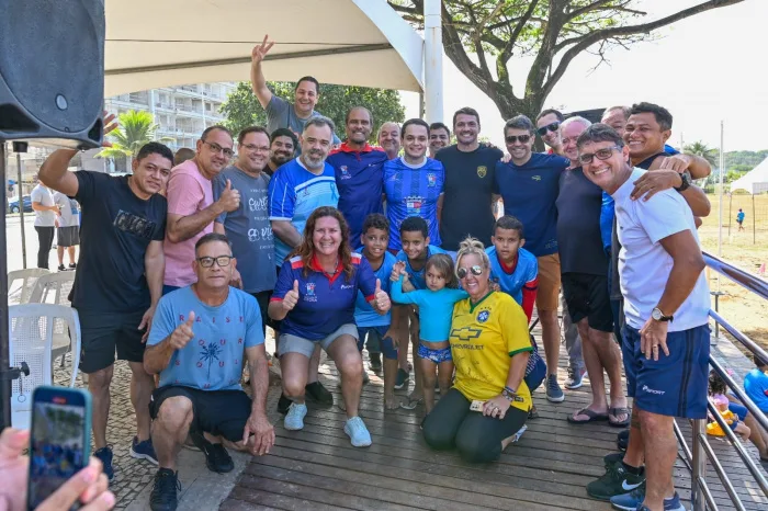 Inauguração da arena de beach soccer