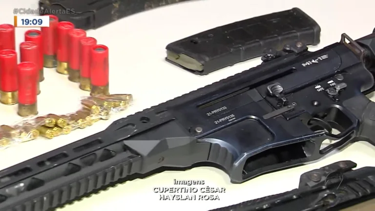 Armas poderosas são apreendidas