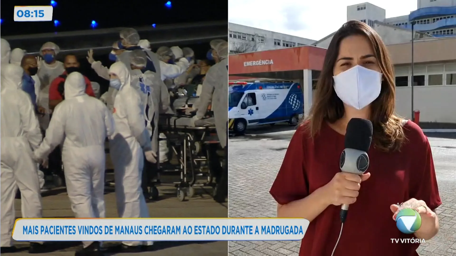 Mais pacientes de Manaus chegaram ao Estado durante a madrugada