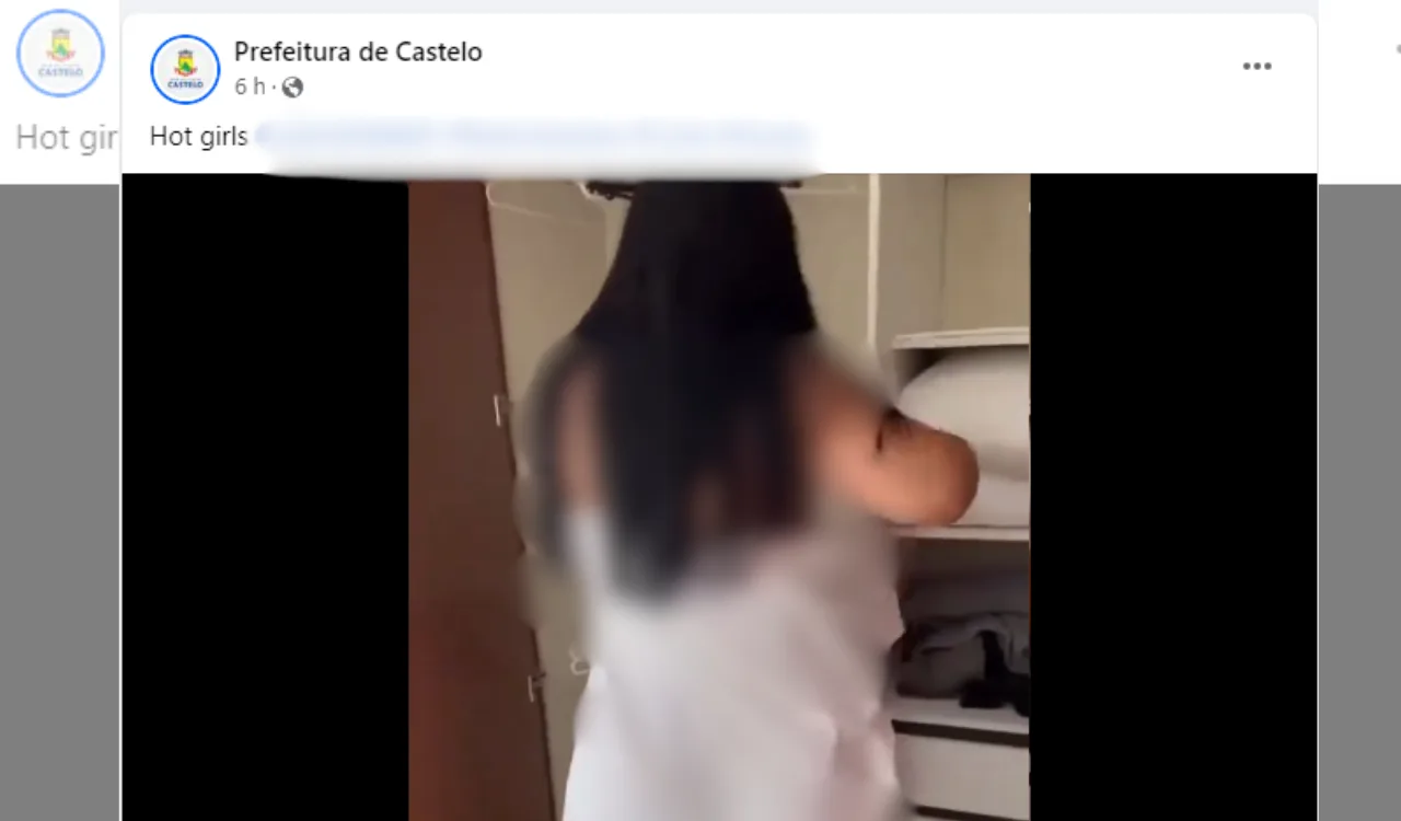 Prefeitura no ES tem Facebook hackeado e conteúdo sexual é publicado