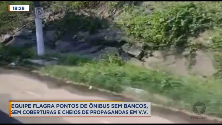 Moradores reclamam de postos de ônibus precários