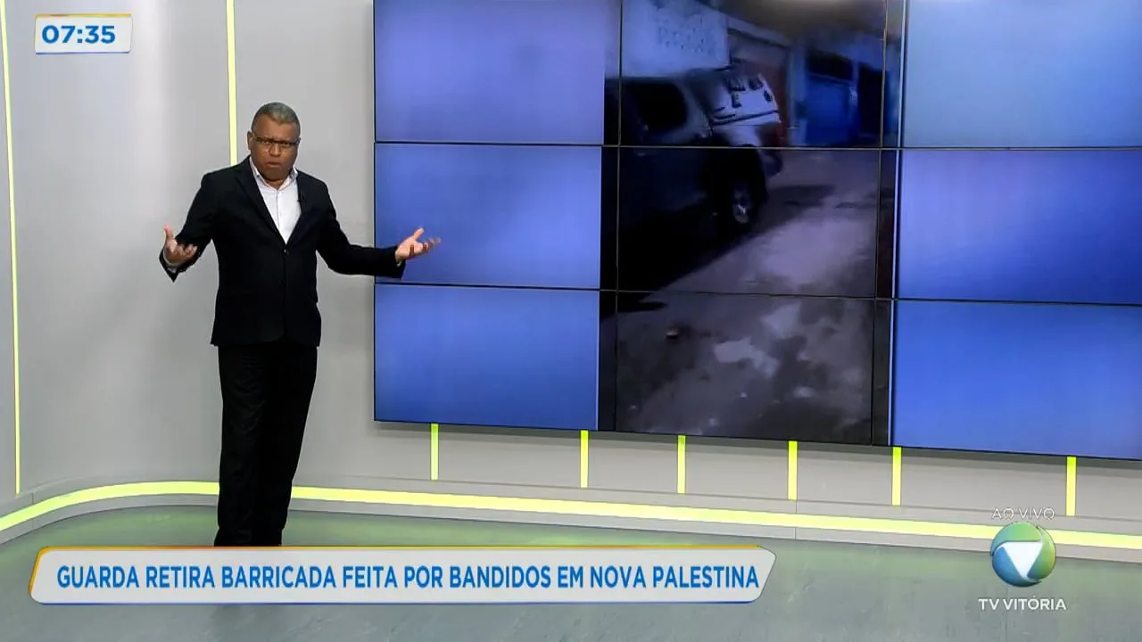 Guarda retira barricada feita por bandidos em Nova Palestina