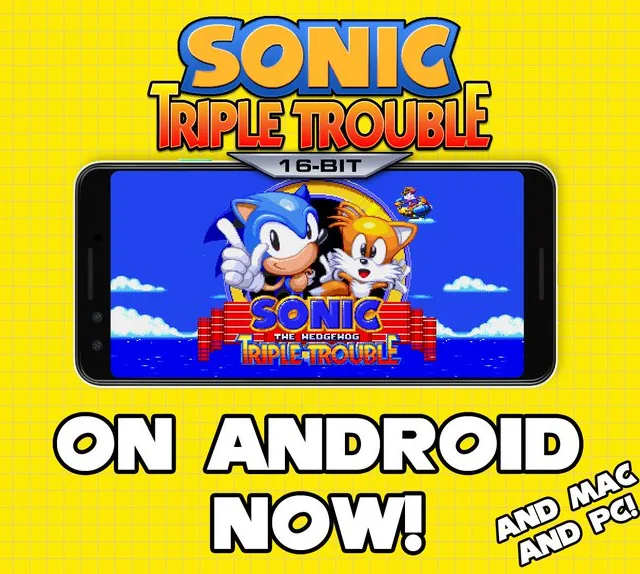 Sonic Triple Trouble já está disponível de graça também para Android