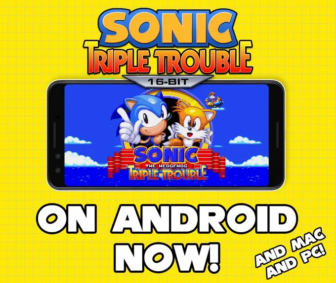 Sonic Triple Trouble já está disponível de graça também para Android