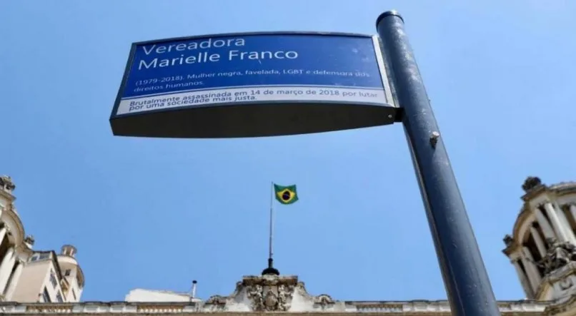 Prefeitura do Rio inaugura nova placa de Marielle Franco