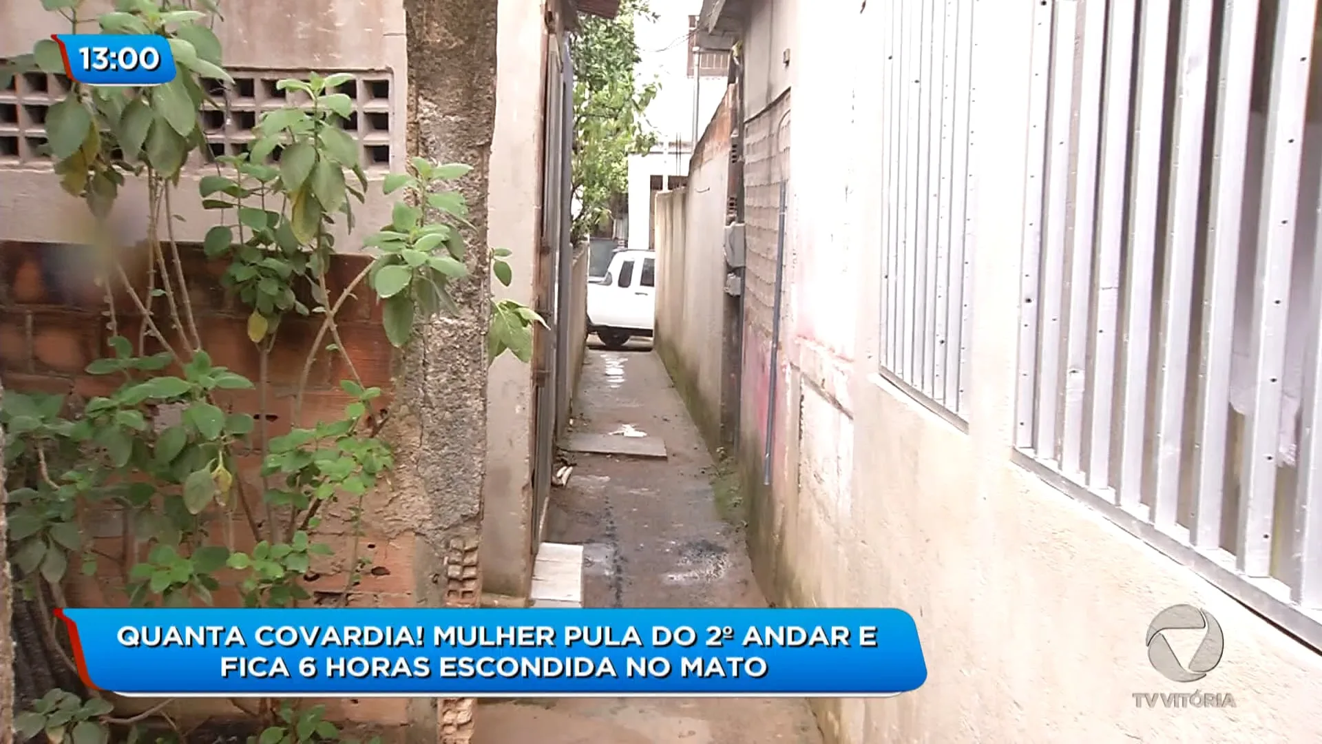 Mulher ameaçada de morte pelo marido pula do segundo andar para se salvar