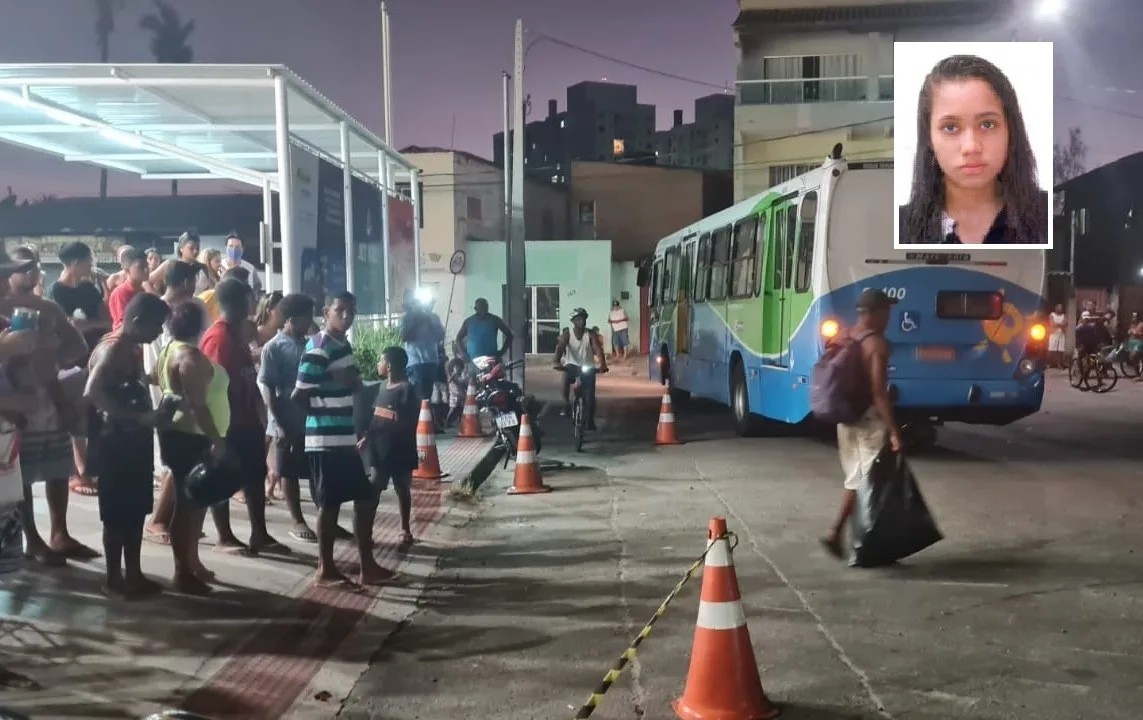 Motociclista morre após ser atingida por ônibus na Serra