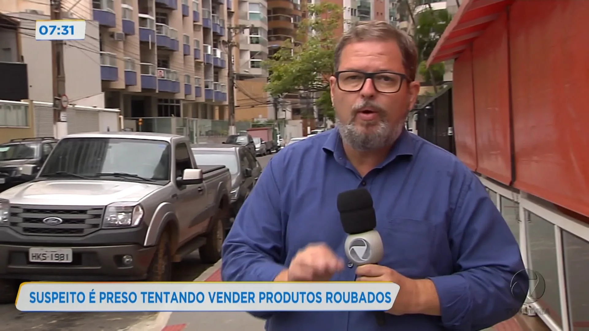 Homem é preso vendendo produtos roubados