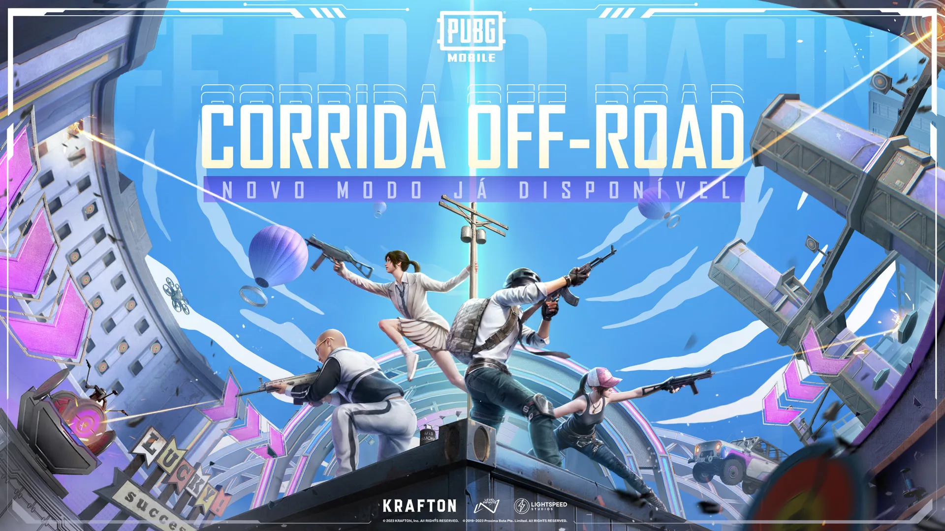 Modo Off-Road chega ao PUBG MOBILE com nova jogabilidade