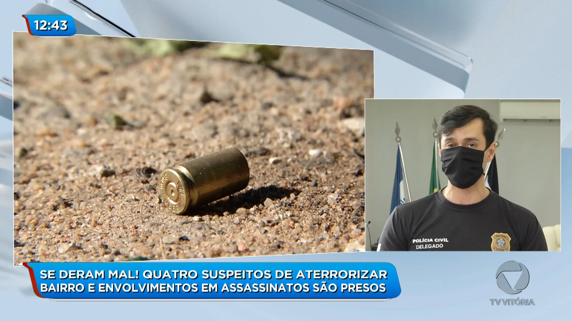 Quatro suspeitos são presos por assassinatos na Serra