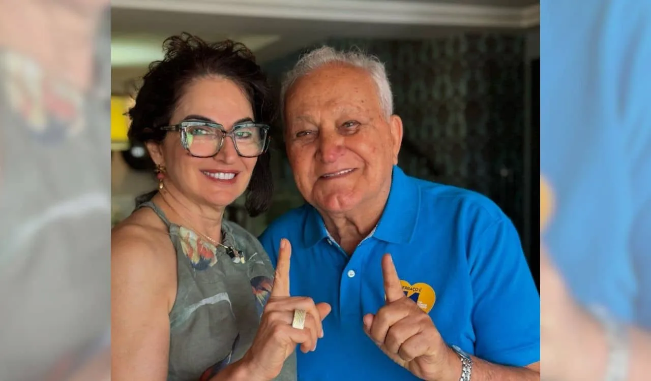 Norma Ayub e Theodorico Ferraço. Foto: Acervo pessoal