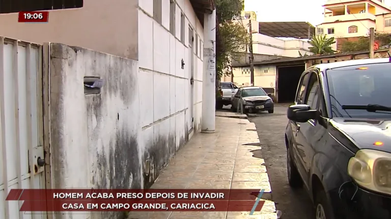 Homem acaba preso depois de invadir casa em Campo Grande, Cariacica