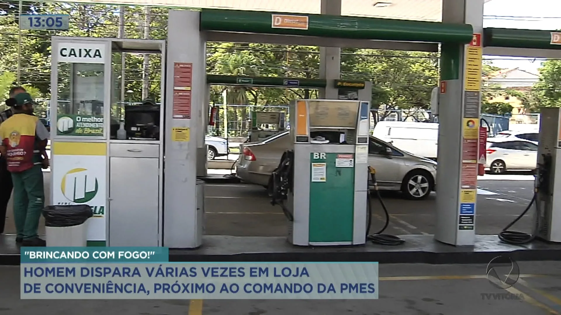 Homem dispara várias vezes dentro de uma loja de conveniência