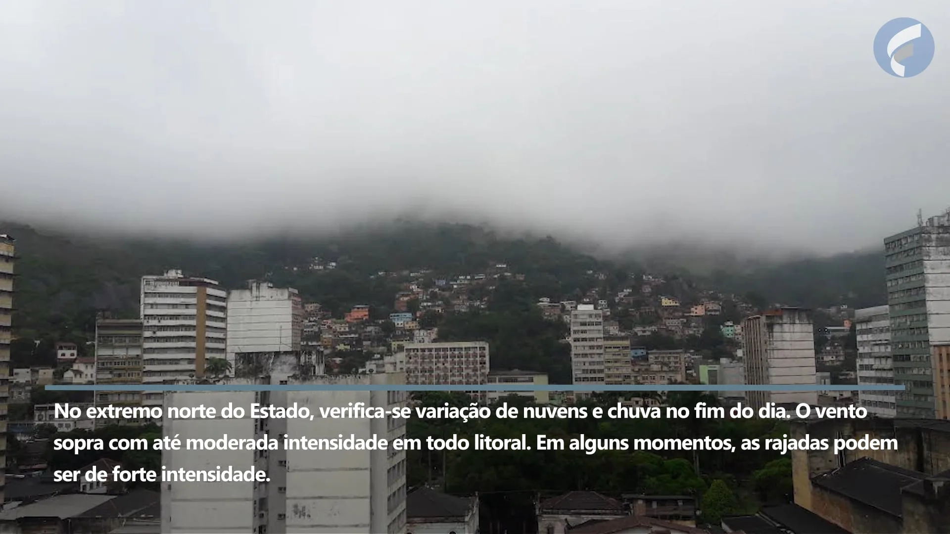 Frente fria faz temperatura cair nos próximos dois dias; há previsão de ventos fortes no ES