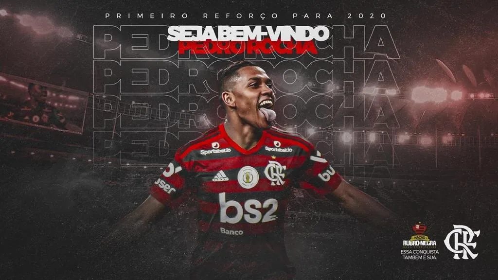 Flamengo anuncia a contratação do capixaba Pedro Rocha como 1º reforço para 2020