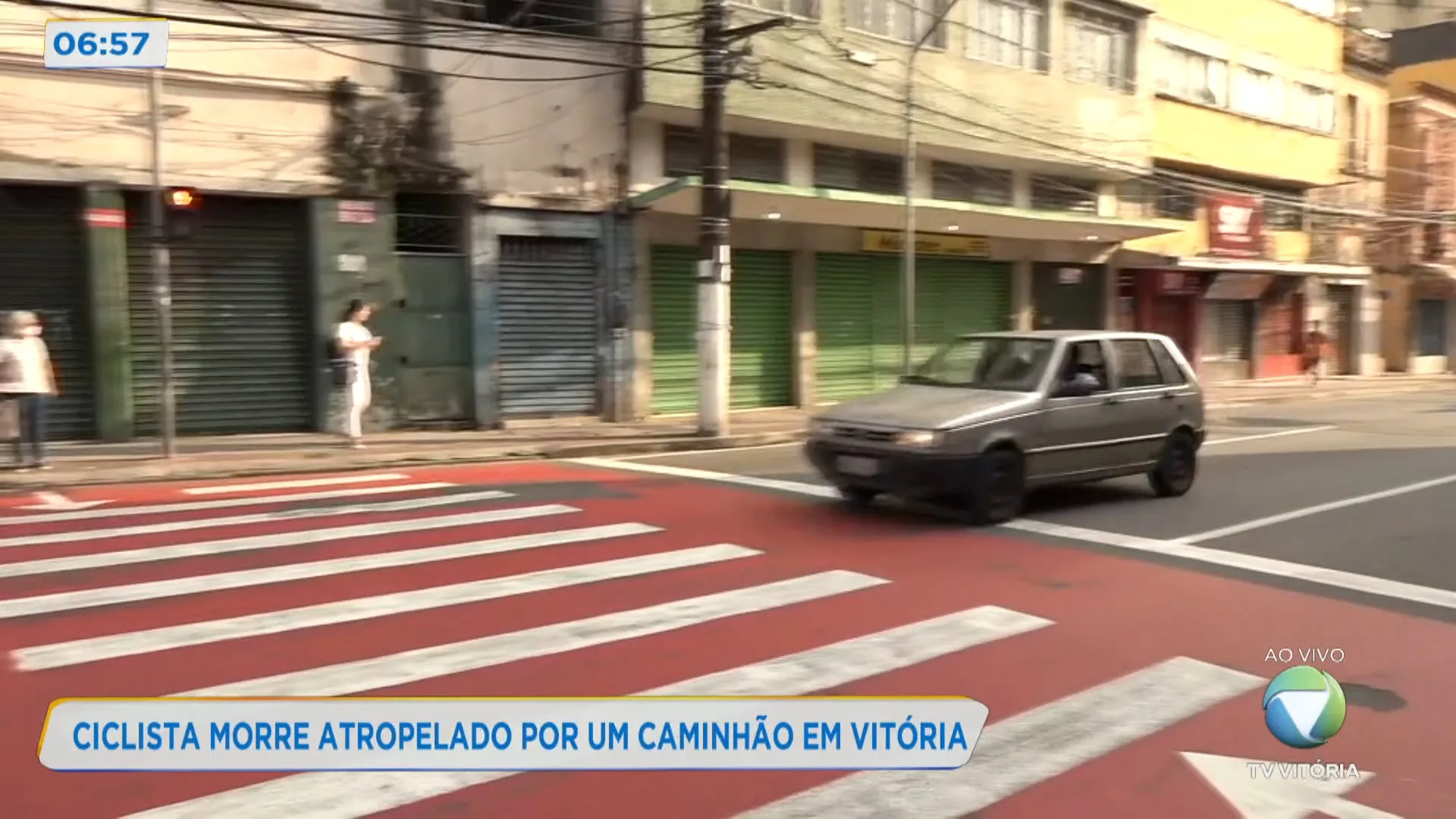 Ciclista morre atropelado por um caminhão em Vitória