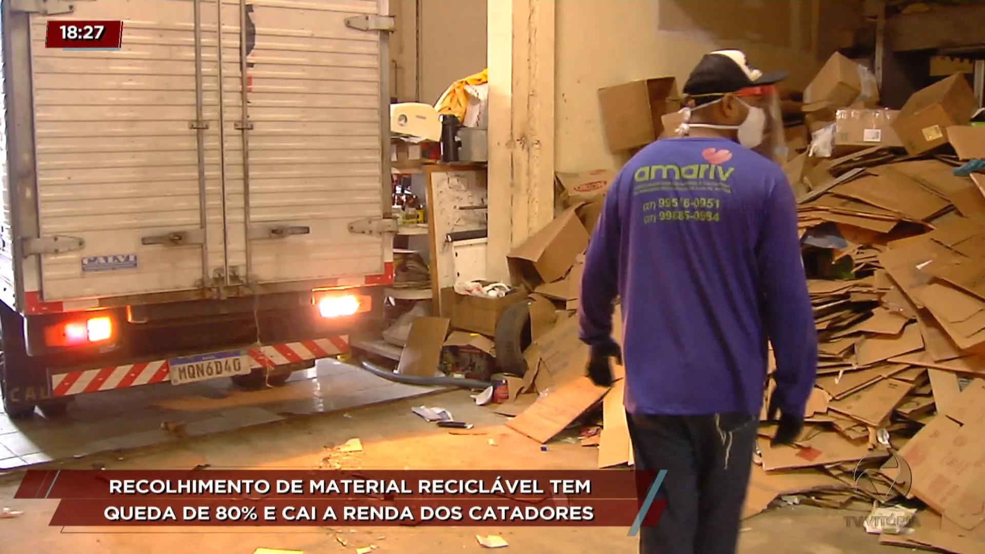 Recolhimento de materiais recicláveis tem queda de 80% e cai a renda dos catadores