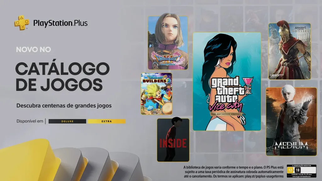 Confira os novos jogos da PlayStation Plus em outubro.